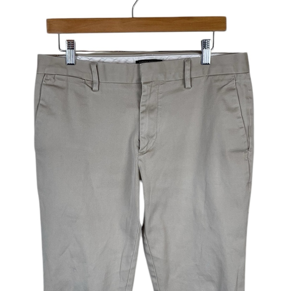 MJ349 Men’s Banana Republic AIDEN SLIM Fit Business Casual Pants 33x32 - Picture 2 of 6